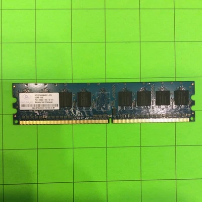 Nanya NT512T64U88A0BY -37B NT512T64U88A0BY37B 512MB DDR2-533 (PC2-4200) PC2-42 - Image 1 of 3