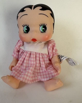 "Muñeca Betty Boop Baby Presenta De Colección 1990 - Regalos Hamilton - Vestido Rosa 5-6""" Foto 1 de 4