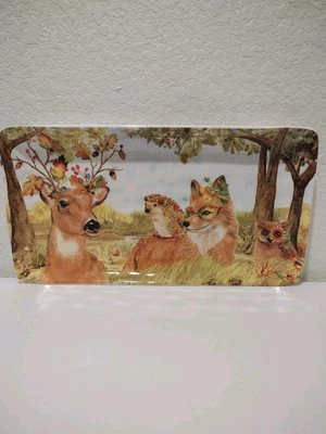 Pier 1 Importaciones Cosecha Jardín Critters Otoño Acción de Gracias Bandeja Un Plato Plato Foto 1 de 4