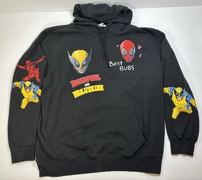 Marvel Deadpool & Wolverine 2024 Graphic Hoodie Size XXL Best Bubs Pullover - Image 1 of 4