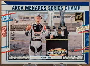2024 Donruss Season Highlights ARCA Champ Blue 92/199 Jesse Love - Bild 1 von 1