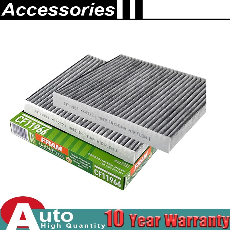 Pair Fram Cabin Air Filter For Chevrolet Traverse Suburban Terrain 2018-2023 Foto 1 de 4