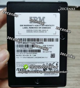 1.6TB SSD IBM U2 PM985 MZ-QLB1T60 MZQLB1T6HAJR-000M3 NVMe Gen3 Slim 1600G - Picture 1 of 4