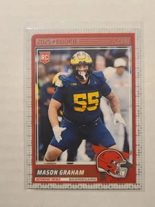 Tarjeta de puntuación 2025 Mason Graham RC #22 Parallel Cleveland Browns - Imagen 1 de 2