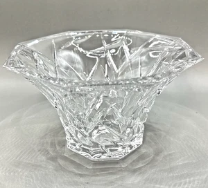 Vintage Waterford Crystal Marquis Flared Bowl Germany 8 Sided Dish Octagon Vase - Picture 1 of 9