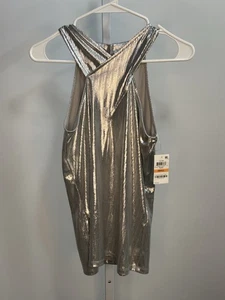 Top metálico para mujer INC International Concept, talla pequeña. Nuevo con etiquetas. 3K - Imagen 1 de 9