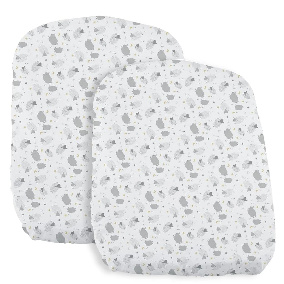 Spannbettlaken 2 Stück - Baby Hug, Bear 100% Baumwolle - Bild 1 von 1