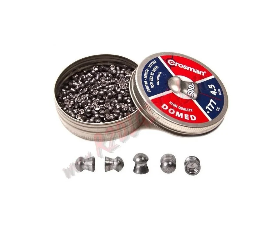 PIOMBINI CROSMAN DOMED BO004103 DIABOLO CAL 4.5 mm TESTA TONDA 500 Pezzi PALLINI