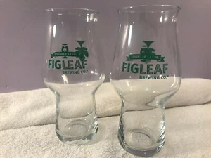 Biergläser 2er Set Fig Leaf Braulogo auf Rückseite OH3325 - Bild 1 von 5