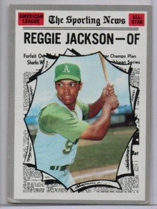 1970 Topps Reggie Jackson Sporting News All-Star #459 Oakland Athletics - Imagen 1 de 2