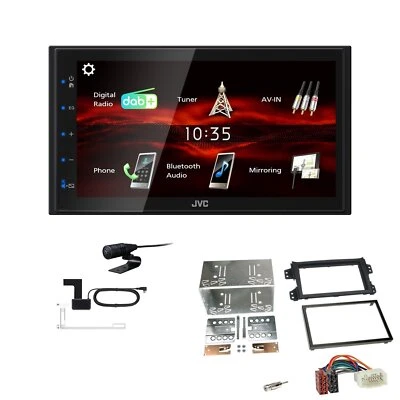 JVC KW-M180DBT 2DIN DAB+ Autoradio für Suzuki Splash 2008-2014 schwarz - Bild 1 von 4