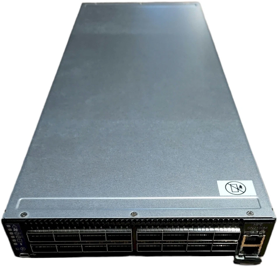 HPE Mellanox StoreFabric SN2100M 100GbE 8QSFP28 Switch - Image 1 of 1