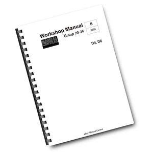VOLVO PENTA D4 D6 WORKSHOP MANUAL GROUP 20-26 REPRINTED 47700149 - Picture 1 of 2