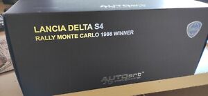 Lancia Delta S4 1986 Montecarlo winner. Autoart 1:18 Signatures