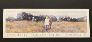 STEVE HANKS - OLD FRIENDS - LITHO-OFFSET POSTER - PLATE SIGNED -LESLIE LEVY 1988 - Picture 1 of 2