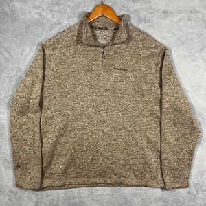 Brauner Realtree 1/4 Zip Pullover Sweater XL Herren Polyestermischung Langarm - Bild 1 von 5
