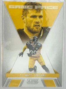 2021 Score Football Game Faces Insert #GF5 T.J Watt - Picture 1 of 2