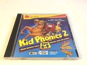 1996 Kid Phonics 2 Reading Songs Davidson PC CDROM Ages 6 9 Kids Learning 95 3.1 - Picture 1 of 6