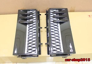 Side Vent Grille Fender for RANGE ROVER L322 10-12 Glossy Black & Silver - Picture 1 of 7