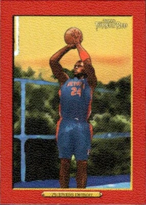 2006-07 Topps Turkey Red #75 Antonio McDyess Red Detroit Pistons Baseball - Image 1 of 2