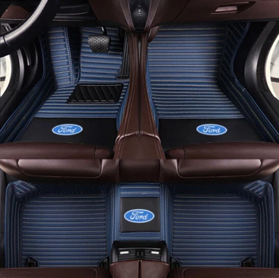 Alfombrillas para Ford Focus Fiesta Fusion Alfombras Automáticas Alfombras Coche Impermeables Personalizadas Foto 1 de 4