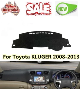 RHD Dashboard Cover Suede Protect Dash Mat Dashmat For Toyota KLUGER 2008-2013 - Picture 1 of 8