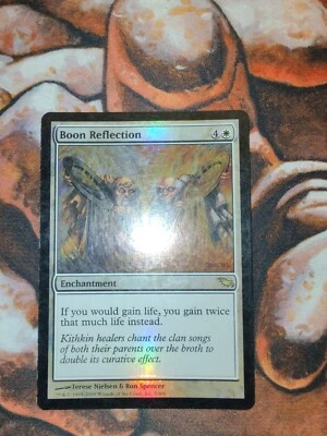 FOIL Boon Reflection Shadowmoor SHM MTG Magic the Gathering 1st Edition - Image 1 of 2
