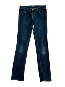 Levi’s Jeans Skinny Fit Red Tab Adjustable Waist Dark Wash Blue Girls Size 12 - Picture 1 of 13