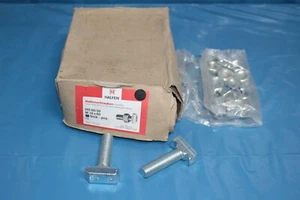 12 Stück Halfen Schraube Halfenschrauben M16x60 HS 50/30 4.6 Verzinkt - Bild 1 von 3