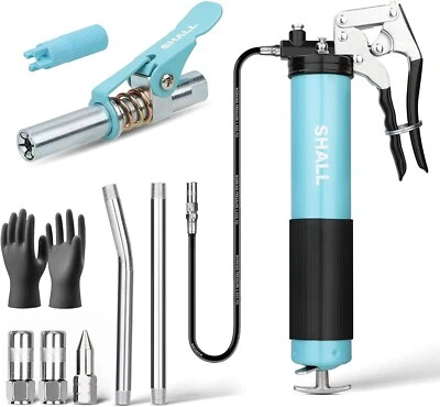 SHALL Professional Heavy Grease Gun, 7000 PSI Heavy Duty Pistol Grip Grease Gun - Image 1 of 4