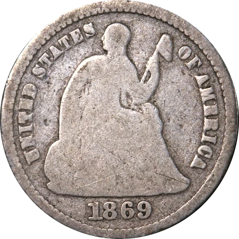 1869-S Seated Liberty Half Dime Great Deals From The Executive Coin Company Cover