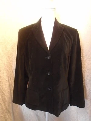 Nine & Company Soft 3-Button Fully Lined Black Coat / Jacket / Blazer Size 10 - Image 1 of 4
