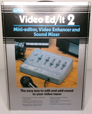 Sima Video Ed/it 2 Mini Editor Video Enhancer and Sound Mixer Model # SED-2 - Image 1 of 4