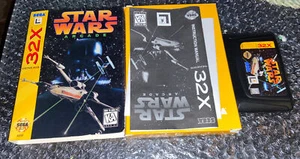 Star Wars Arcade (Sega 32X, 1994) W Box N Manual - Picture 1 of 6