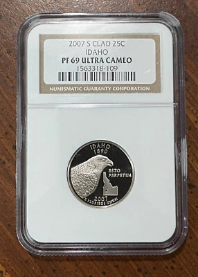 2007S Idaho State Quarter - NGC PF69UC - A great coin - Image 1 of 2