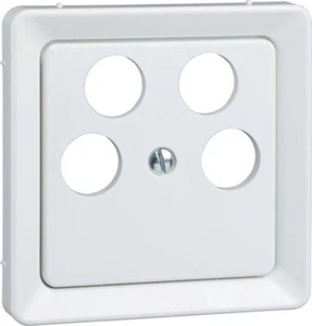 Placca centrale Elso rw 206054 Cornice IP20 Placca in plastica bianco puro - Foto 1 di 11