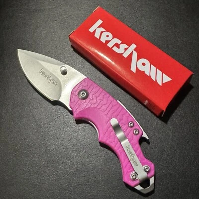 Cuchillo Plegable para Mujer KERSHAW SHUFFLE 2.25" 7Cr13MoV Punto de Caída Mango ROSA Foto 1 de 4