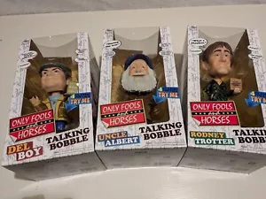 Only Fools and Horses Full Set of Three Talking Bobble Heads Brand New Boxed - Picture 1 of 10