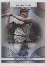 2008 Donruss Threads Platinum Signatures /25 Frank Howard #50 Auto