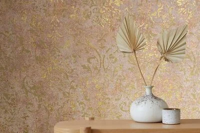 Marburg non-woven wallpaper brown gold metallic Baroque shabby 34295 (€4.20/1sqm) - Image 1 of 4
