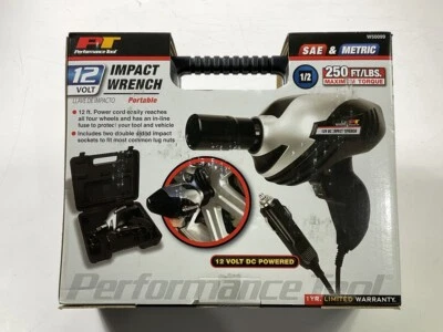 Performance Tool W50099 12V DC 1/2" Drive Impact Wrench - Runs Of 12V Car Socket - Image 1 of 4