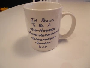 I'm proud to be a dad Tasse von Pat's Critters Sehr guter Zustand + 3 3/4" hoch - Bild 1 von 5