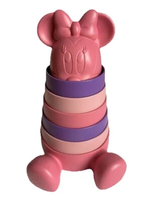 Brinquedo empilhável Disney Minnie Mouse da Green Toys rosa roxo 7 peças EUA - Imagem 1 de 4