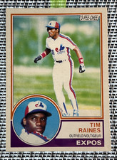 1983-1984 O-PEE-CHEE BASEBALL TIM RAINES #227 EXPOS HOF