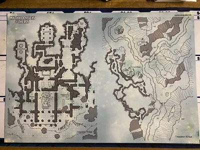 Dungeons & Dragons Mythic Odysseys of Theros - 13" x 19" Map - Image 1 of 2