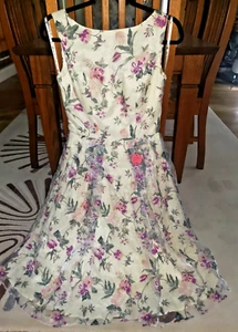 BNWT ChiChi London Xenia Lavender Floral Wedding Formal/Races Chiffon Dress Sz10 - Picture 1 of 8