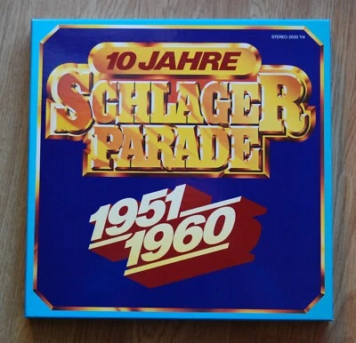 10 JAHRE SCHLAGERPARADE 1951-1960 Polydor Quinn Alexander Low Valente LP Box NEU - Bild 1 von 3