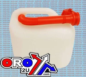 5L FUEL CAN WITH SPOUT CLEAR HUN5-NATST , JERRY CAN - Picture 1 of 1