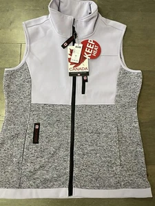 Canada Weather Gear Women's Lightweight Fleece Vest/Heather Lavender Size Medium - Picture 1 of 6