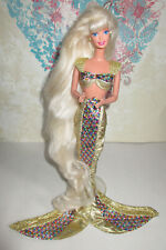 Vintage 1995 Jewel Hair Mermaid Barbie Doll